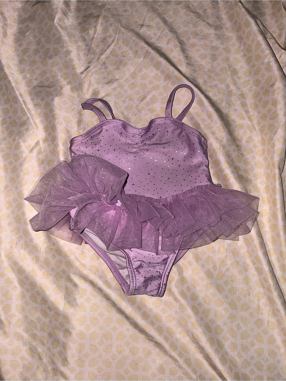 Pink Star Tutu One-Piece Swimsuit Like New